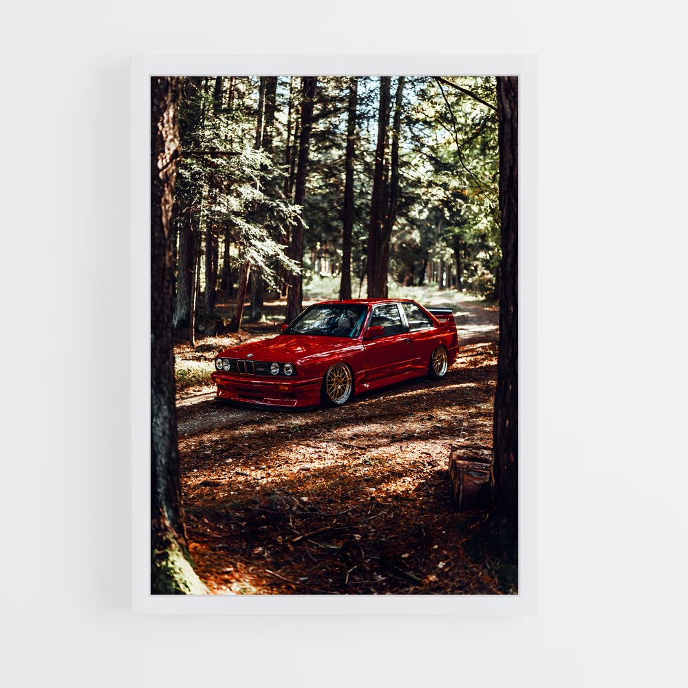Poster Évasion Rougie – affiche BMW (vue 3)